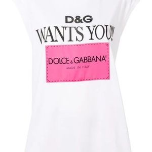 Dolce & Gabbana sleeveless cotton tee